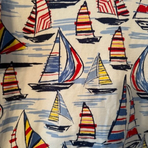 Alfred Dunner Embellished Sailboat Print Knit Top - XL - Picture 2 of 4